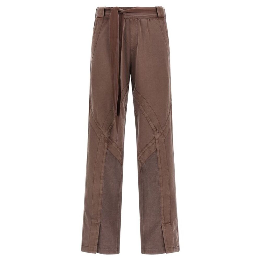 The Attico Brown Cotton Casual Women's Pants